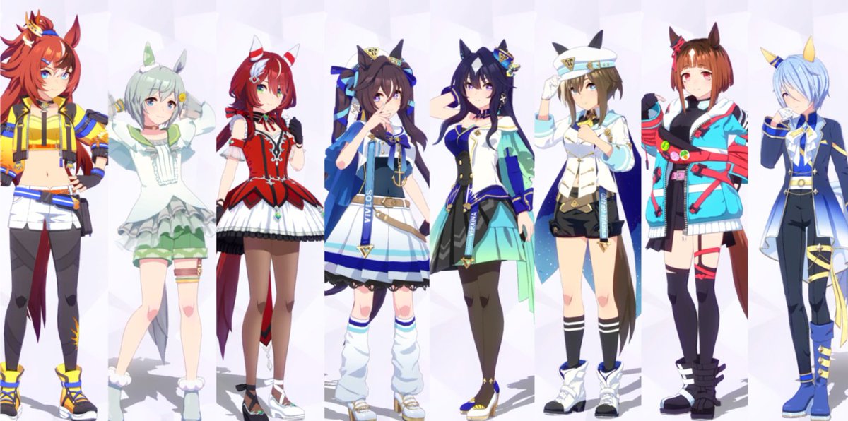 C0upjypT533LBSQ's tweet image. #ウマ娘
#ウマ娘プリティーダービー
自分の作った二次創作オリジナルチーム「チームオリオン」の正式メンバー。
メンバーのトランセンドがやってきたためやっとこさ8人全員揃った所です。