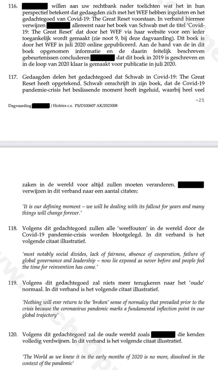 PaulvanHoek2021's tweet image. Over Wopke Hoekstra in de dagvaarding van Arno van Kessel: