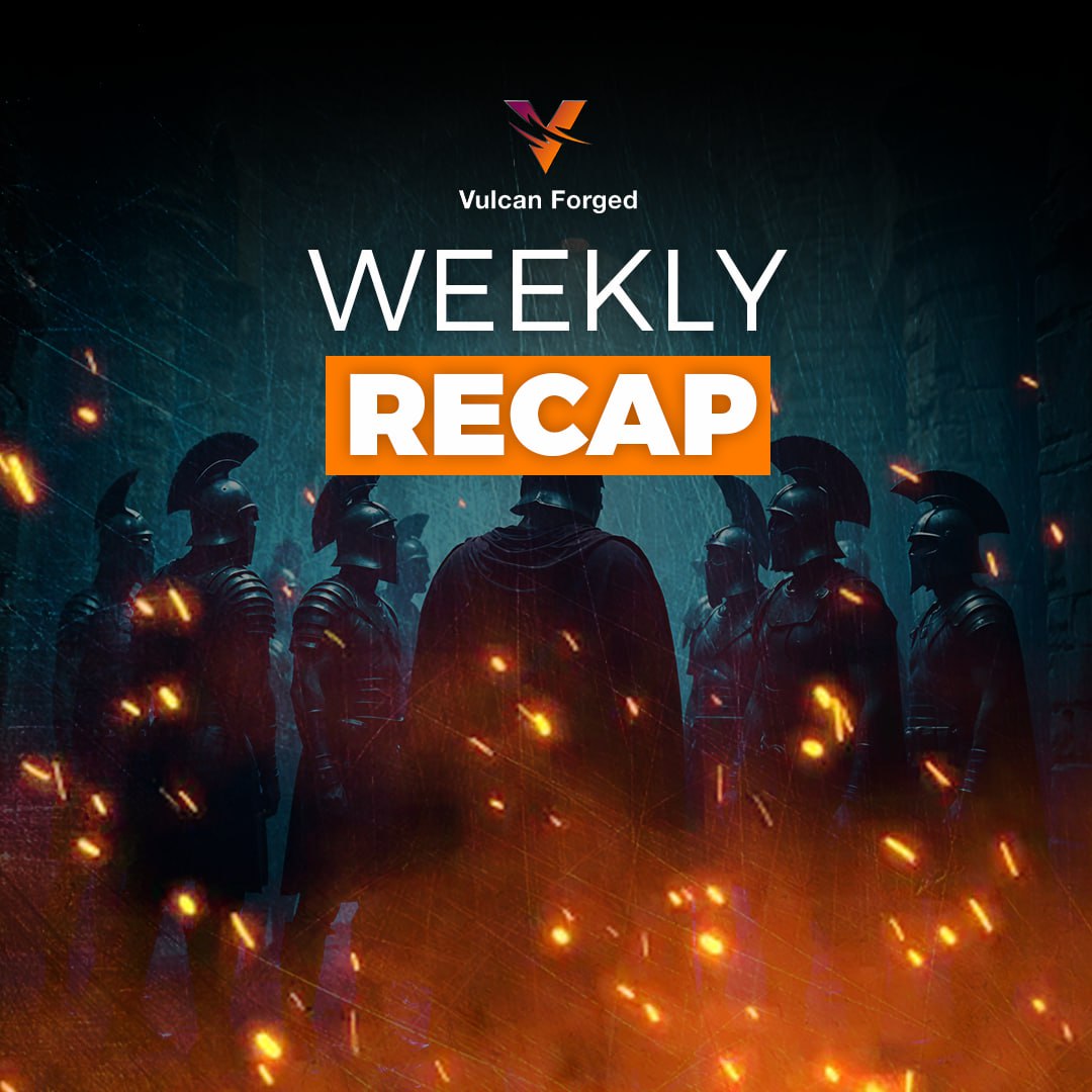 There are no pullbacks in Vulcan's BUIDL.

Here's a recap of another sensational week:

✅ Fresh VulcanX update for our community testers
✅ New map integrated into Paint Olympus
✅ 2 bug-squashing updates for VV
✅ 1st Berserk update in 3 months
✅ And much more

We forge on!