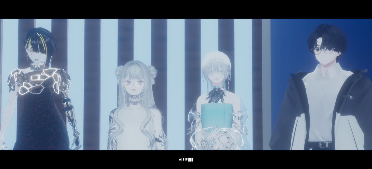 VLUEVEIN's tweet image. VLUE:CRYSTALLIZE
STAFF
@YozakifromYHS
@VShuann 
@Hqlu_v 
@Pod_VRC