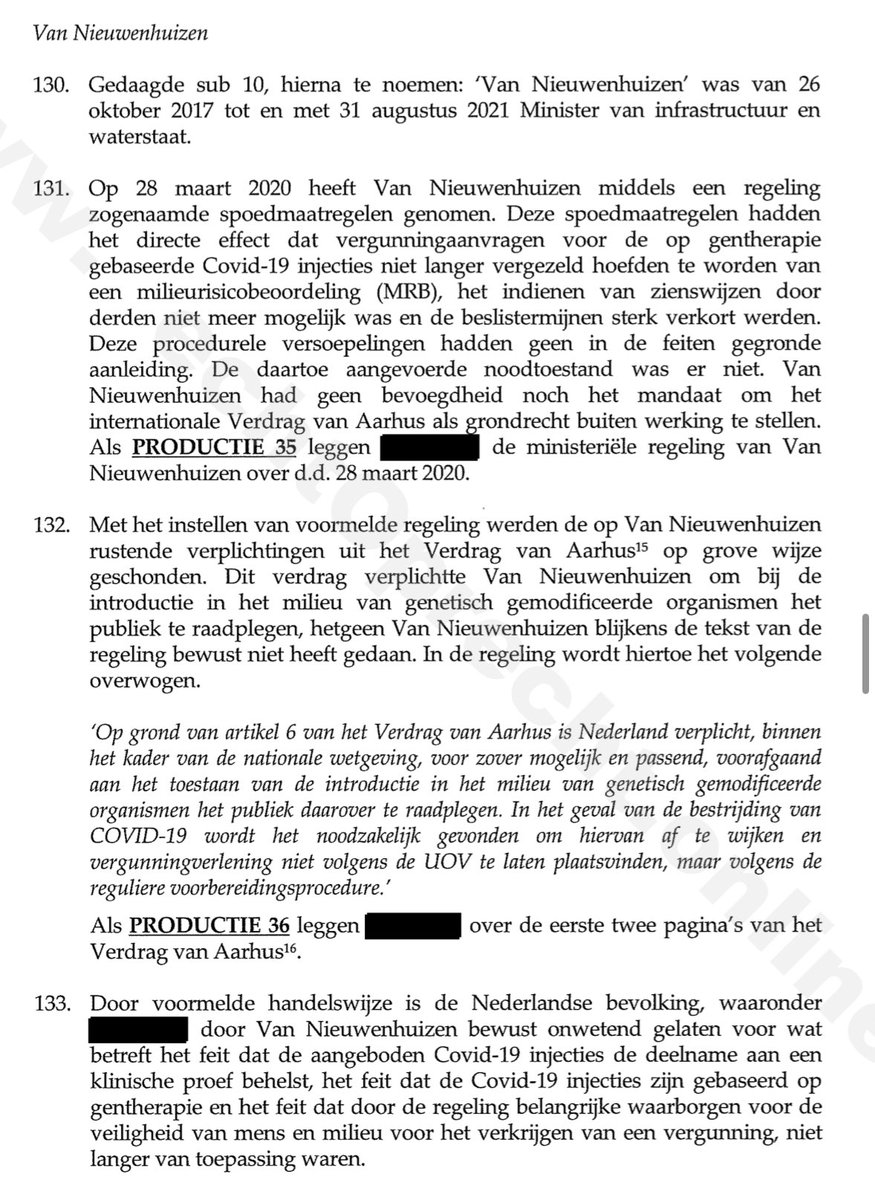 PaulvanHoek2021's tweet image. Over Cora van Nieuwenhuizen in de dagvaarding van Arno van Kessel: