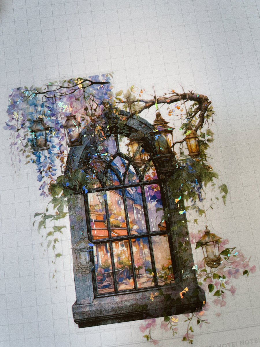 ht_yoki41's tweet image. 新しいシールが届いたから試し貼り
フレークシールで届くと思ったら、なんかロール紙っぽいやつで届いちゃった🧻