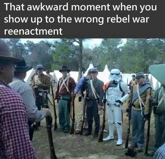 SWMemes's tweet image. Those are the wrong rebels buddy redd.it/1madjms