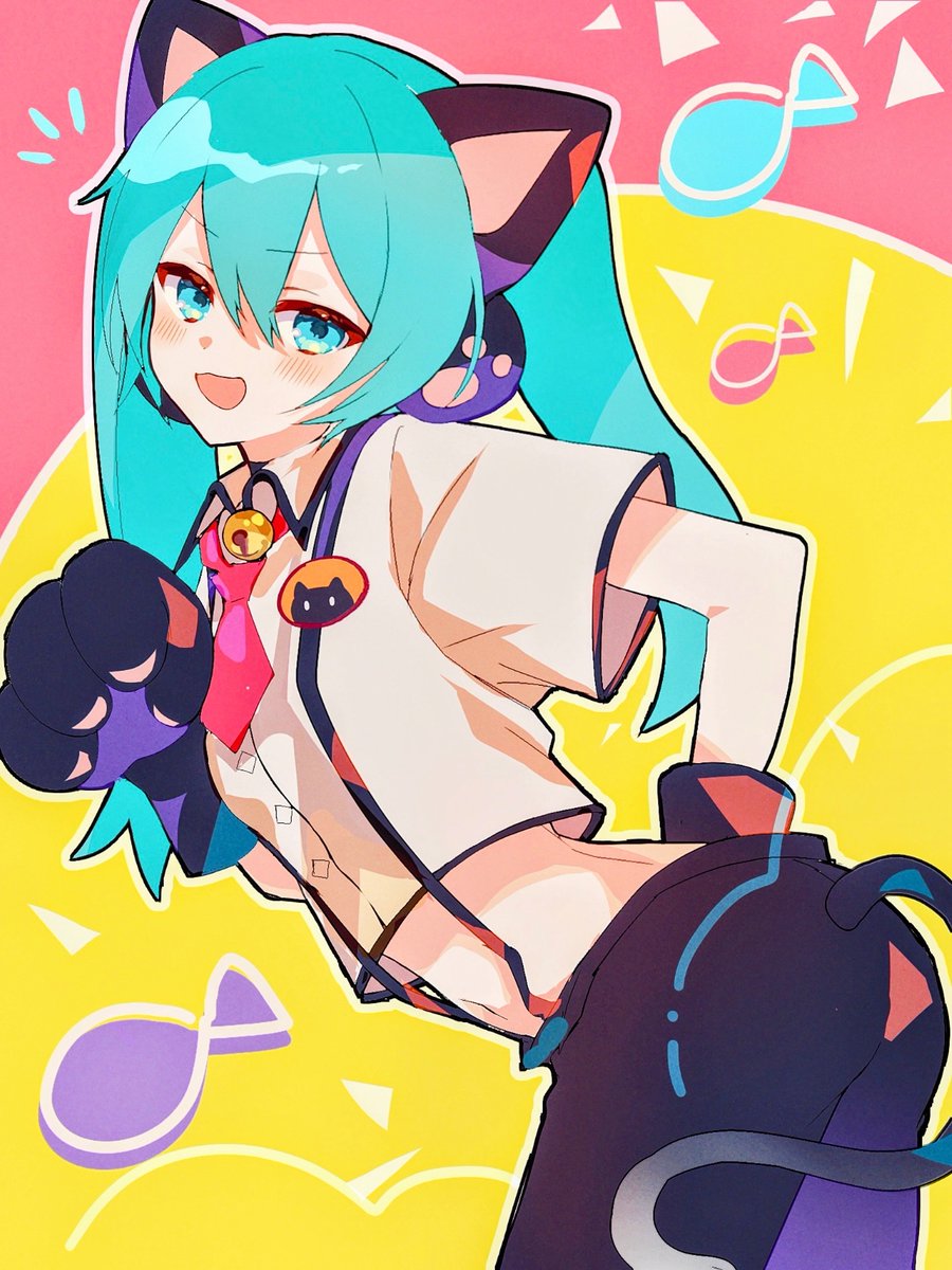 にゃんこミク🐾/ Day81
#初音ミク