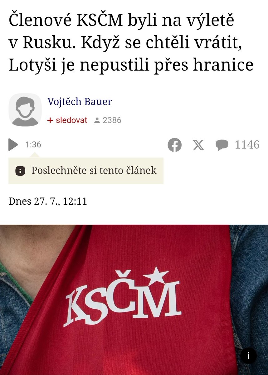 Nechápu, proč žádají Ministerstvo zahraničí o pomoc. Jsou skupina kolaborantů, kteří vyjeli do nepřátelské země na propagační cestu a pro instrukce a podle toho by s nimi mělo být institucemi českého státu nakládáno.
(Článek v odkazu).