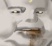 IrregularDave's tweet image. Cracking up at this picture from the Doom: The Dark Ages digital art book