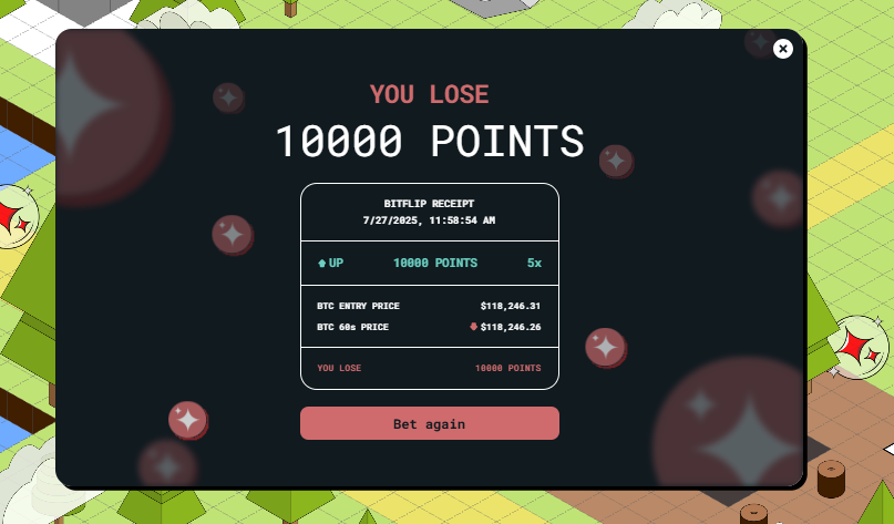 web3meow's tweet image. played BITFLIP TWICE TODAY, won once and lost once... went ahead to GARAPON and won just 100 points 14 times consecutively... today did not really go well... @anoma