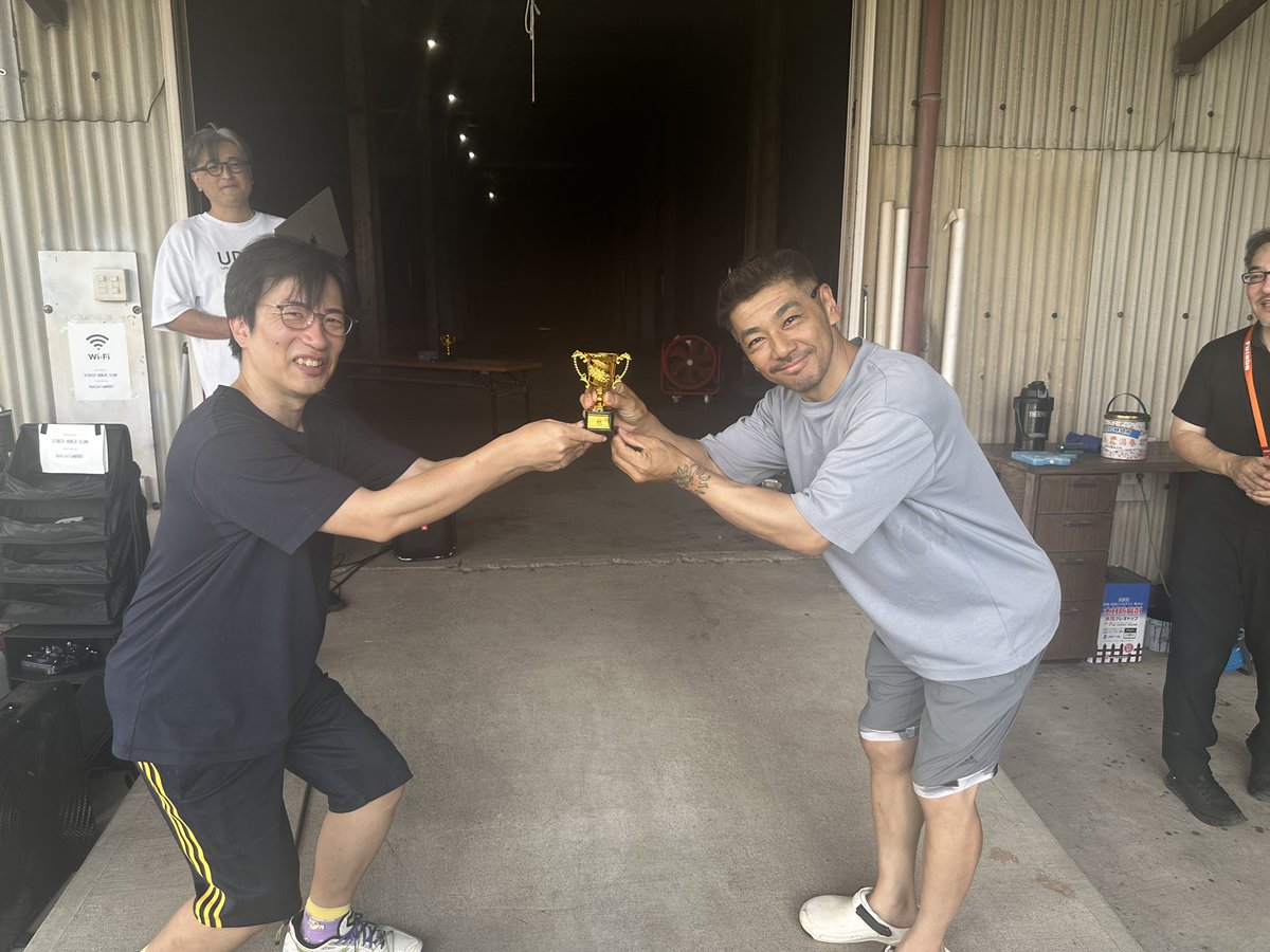 久々のドローンで🥇頂きました❗️

やっぱレース楽しいわぁ😇
皆さん暑い中お疲れ様でした！

こんな日くらい一杯だけ😏