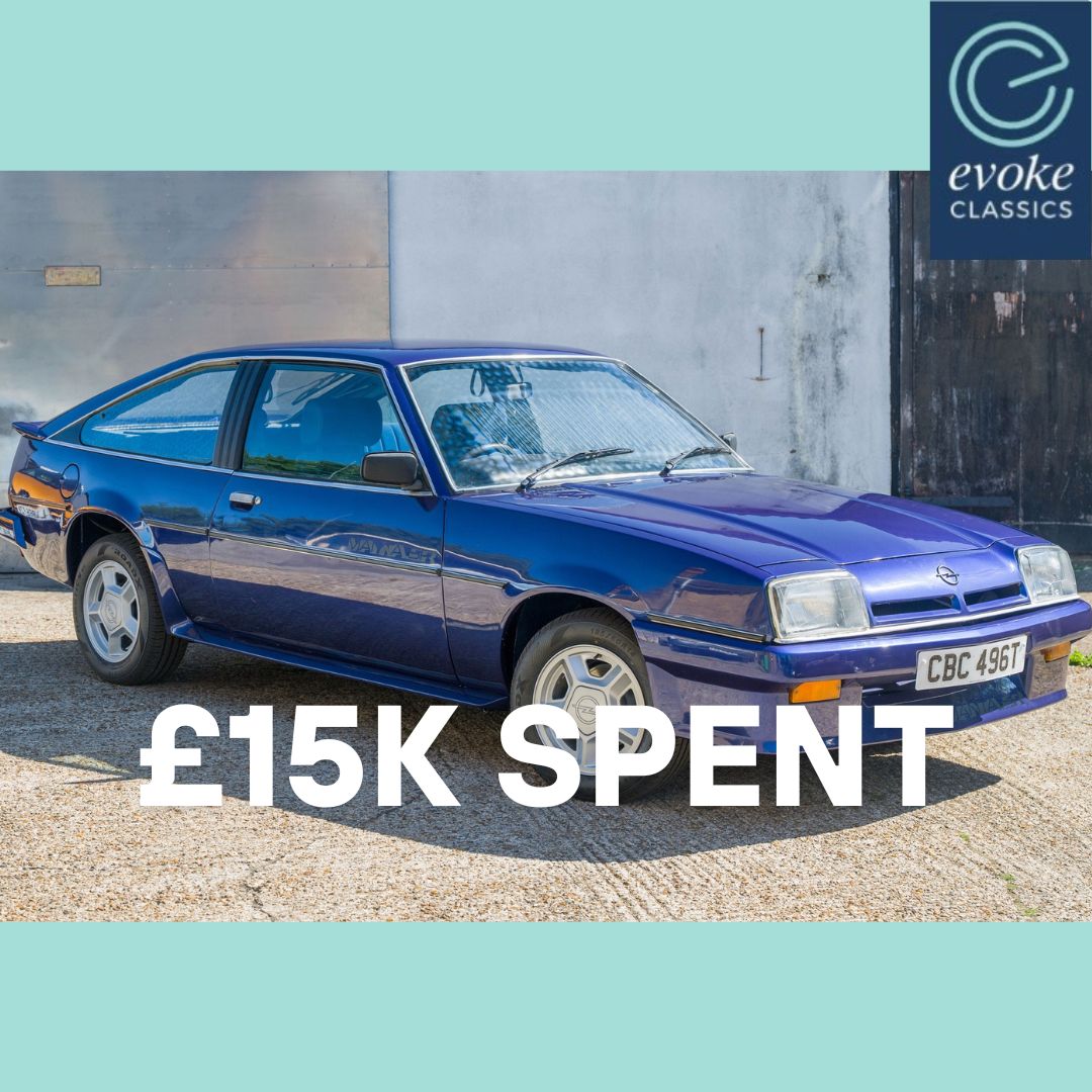 EvokeClassics's tweet image. LIVE AT AUCTION
1979 Opel Manta SRB SH Auto
evoke-classics.com/auction/#/lots…
Extensive restoration c£15k spend
Engine overhaul
Professional repaint
New tyres, shocks, exhaust
HPI clear
#OpelManta #Opel #MantaSRB