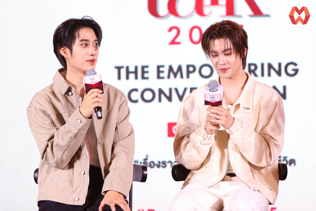 webmixmaya's tweet image. "เติ้ล-เฟิร์สวัน" ระหว่างร่วมงานงาน Praew Talk 2025 "The Empowering Conversation" กับหัวข้อ Talk: พลังแห่งการซัพพอร์ต
#TLE_mtm #Firstone
#TleFirstone #เติ้ลเฟิร์สวัน
#Praewtalk2025xTleFirstOne
#Praewtalk2025
