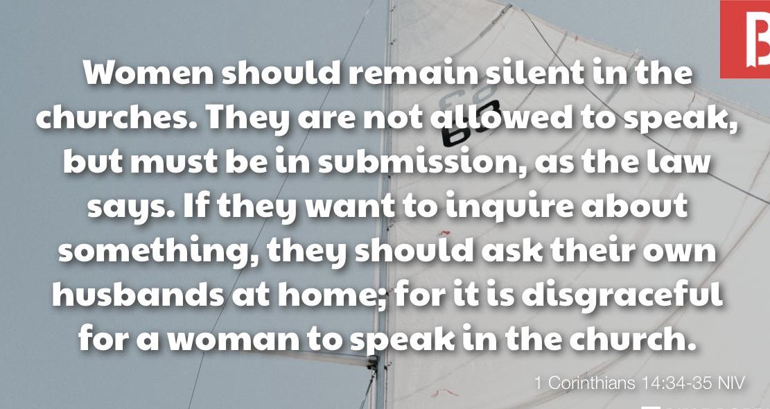 DiscoverJesus3's tweet image. Is scripture clear?

If you stand behind biblical literalism, does your church take the stand that women are to remain silent in church?

Is it disgraceful for a woman to speak in church?

Did the Holy Spirit write this or is it simply an opinion of Paul to a specific community?