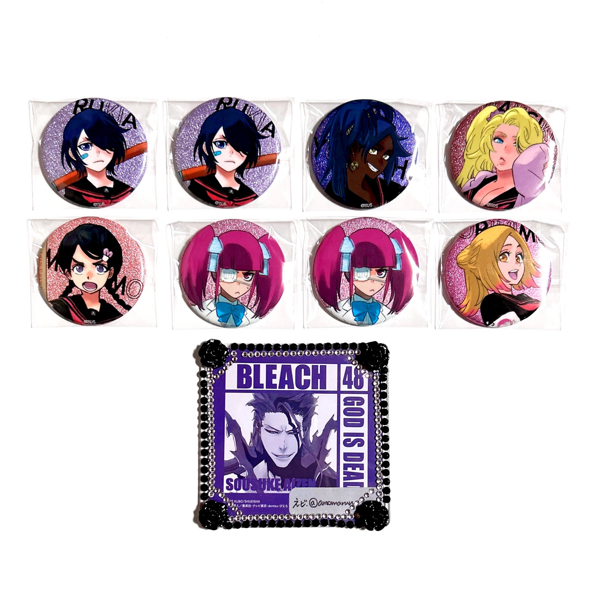 BLEACH WORLD 護廷高校&白砂女子 缶バッジ リルカ 9個 えど on X: