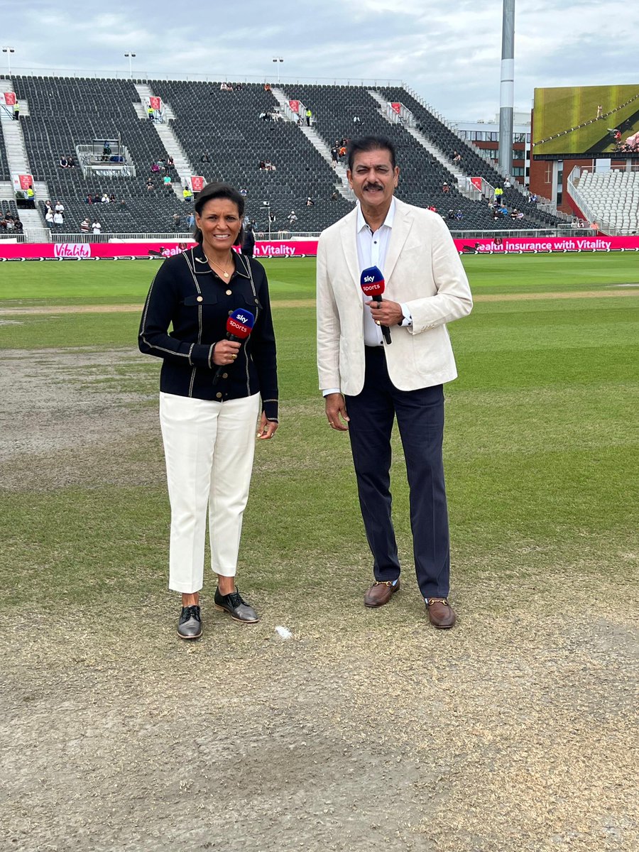 RaviShastriOfc's tweet photo. No reason why a batsman cannot still get a Big hundred on Day 5 #ENGvIND #TestCricket @SkyCricket https://t.co/0PJaLTeoax