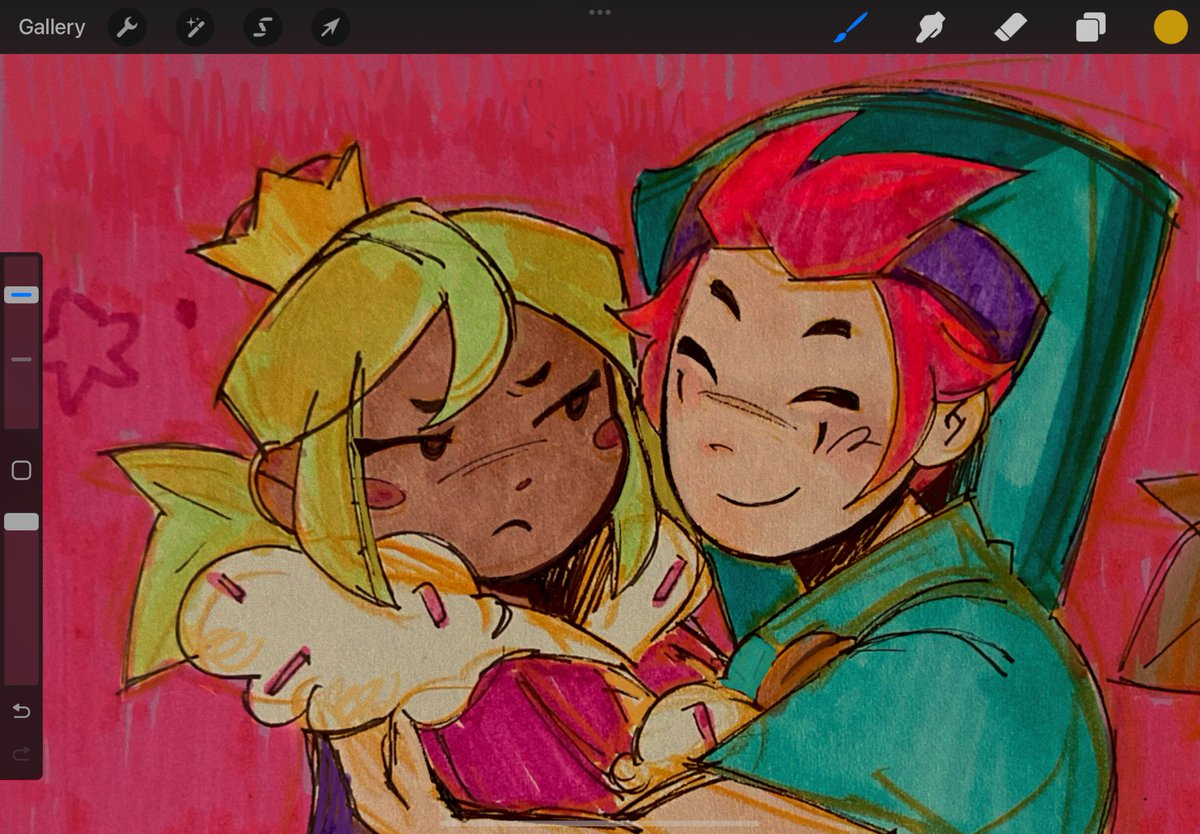 Tuffkuuqi's tweet image. Algo de mi sketchbook. Decirme brawlers o HC que pueda dibujar, así agradezco el apoyo :)
#Mandy #Chester