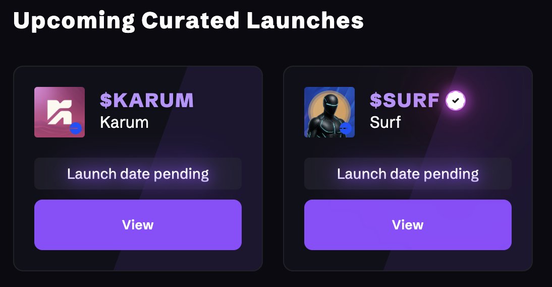 Cryptowithkhan's tweet image. It's happening⚡️
Two back to back launches are scheduled on @CreatorBid
1 - @karum_AI
Karum is the universal coordination layer for AI agents.
Already passed in voting round.
2 - @Surf_Liquid
SURF is a smart AI agent that helps you manage your money across top DeFi…