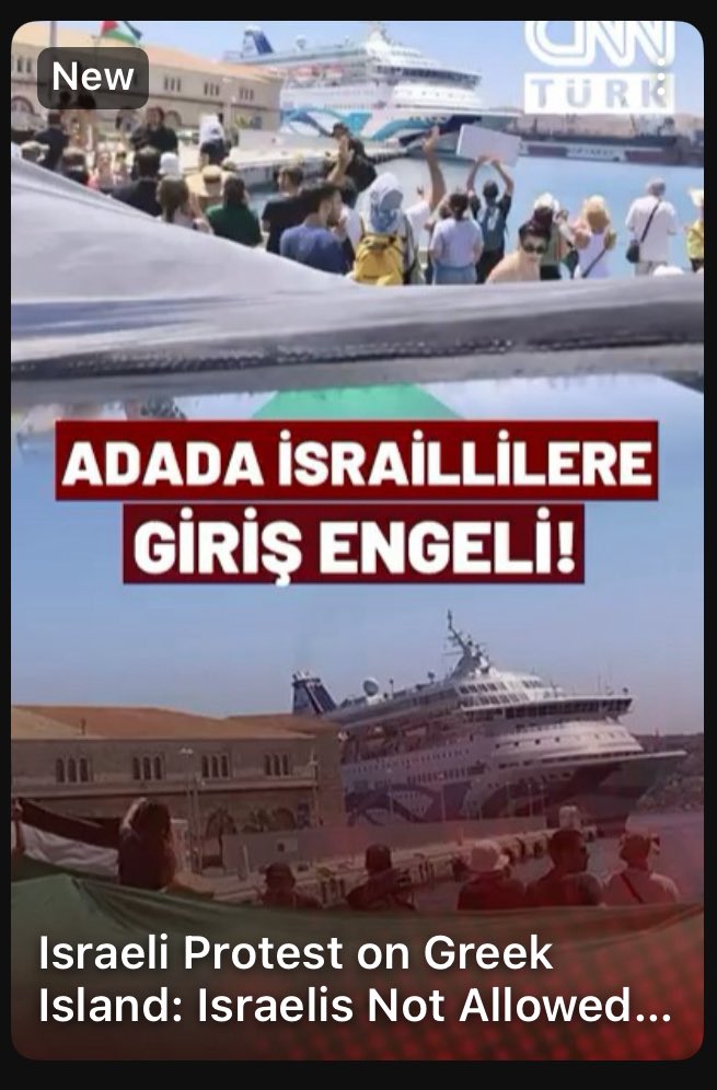 eCommerceTR's tweet image. Israeli Protest on Greek Island: Israelis Not Allowed on the Island! youtube.com/shorts/0Acn0le… via @YouTube