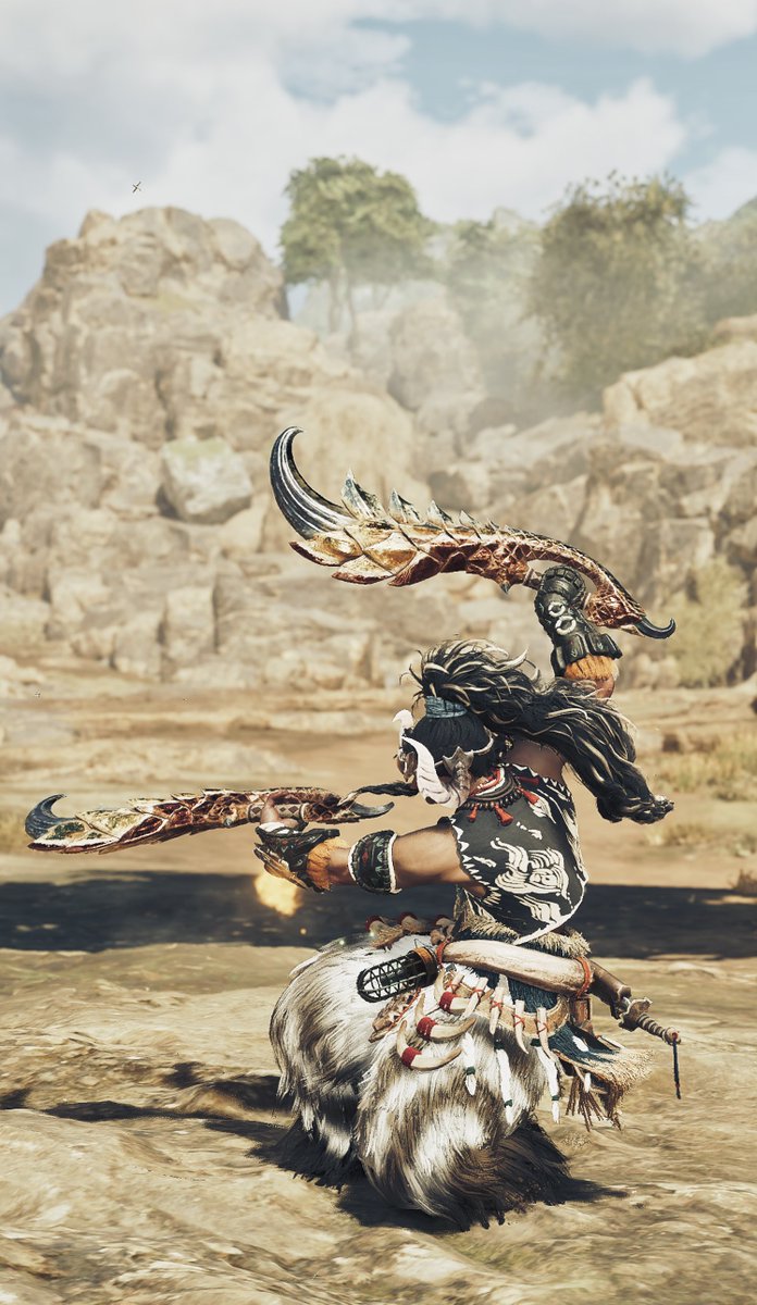 shiroshiro_shhh's tweet image. 終わると言ったのに始まる、ゴマの舞

#MHWilds