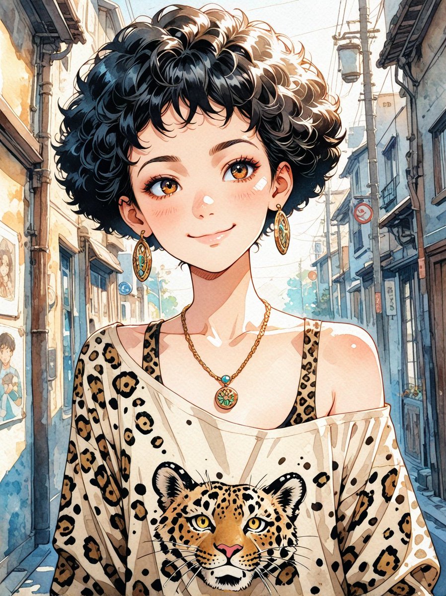 豹柄
#AIart #AIイラスト︎