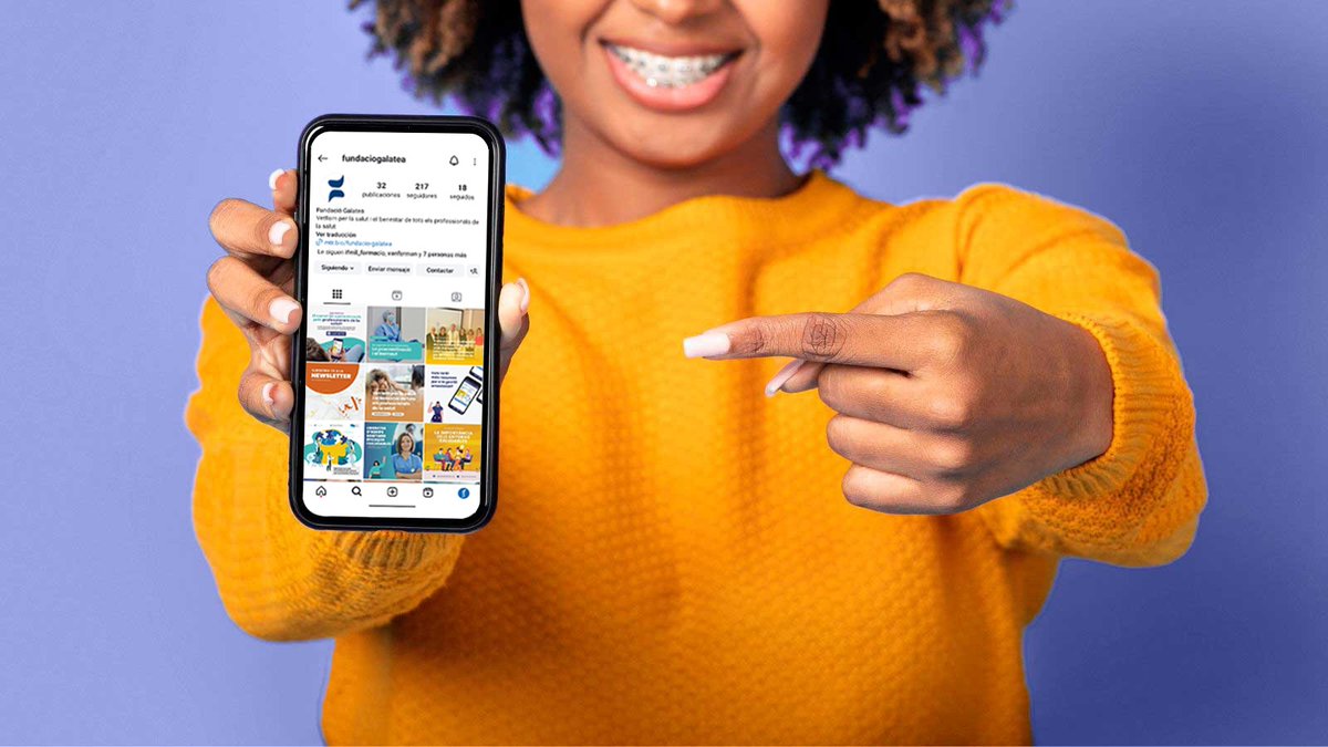 FundacioGalatea's tweet image. 📲Encara no coneixeu el nostre compte d'#Instagram?
Amb aquest nou canal volem arribar🚀✨ a més professionals de la salut🏥, especialment als estudiants i residents📚
🔗Seguiu-nos per a recursos de salut i benestar!📲i.mtr.cool/ddcsxkxhjb
#SalutMental