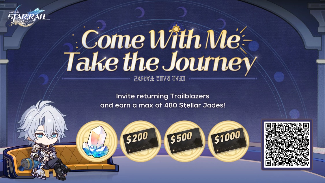 jaybornagain91's tweet photo. Invite returning Trailblazers to link up with your invitation code and log into the game to win Stellar Jades, gift cards, and other surprise rewards https://t.co/RgdG3kYHWF