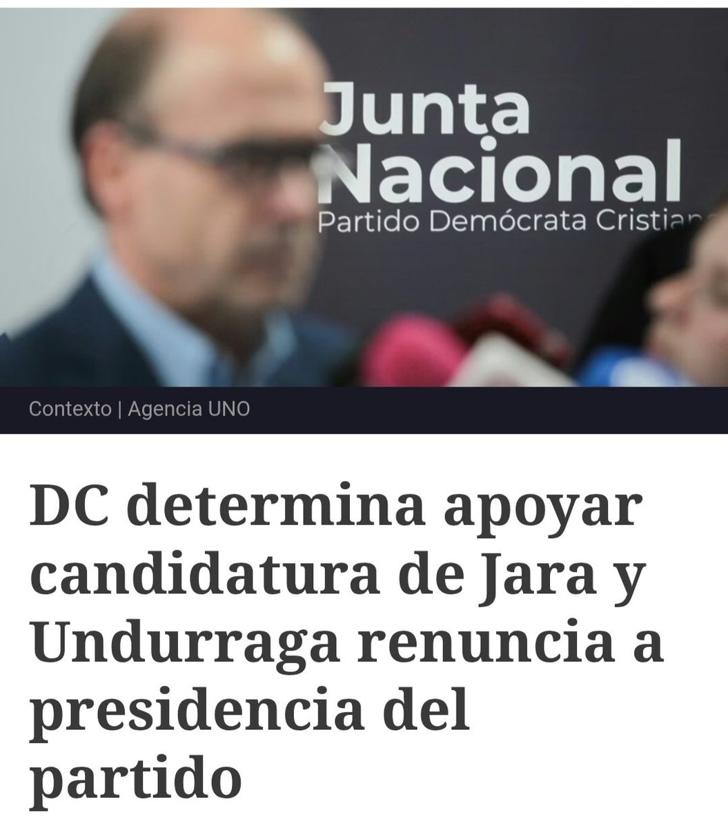 winnerfibonac's tweet image. DC pasa a llamarse Deborados x comunistas. De cristianos ya no les queda nada. ¡Es el fin del partido!. Undurraga el único serio. Aedo, Provoste y tantos otros ya juegan en la extrema izquierda. Patricio Aylwin y Frei revolcandose en su tumba.
Cadem Kast Jara PC Boric