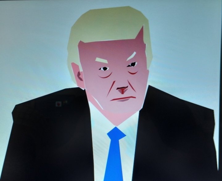 Nithinissac9's tweet photo. Minimalist Trump – What do you think? Should I make this a series?
#DigitalArt #MinimalistArt #PoliticalArt #TrumpArt #Illustration #ControversialArt #USA #PopArt #ModernArt
https://t.co/9yJtK73z4G https://t.co/Q7J0DUIfIP