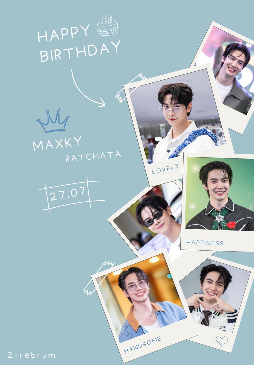 _zrebrum_'s tweet image. 🎂HAPPY BIRTHDAY
@maxky_rp คนหล่อ คนเก่ง ☺️
ขอให้ใช้ชีวิตในวัยที่ 31 (แล้ว) อย่างมีสติ มีความสุขในทุกๆวัน ยิ้มเยอะๆ หัวเราะเยอะๆ นะคับ
ขอบคุณที่มาเป็นเสียงหัวเราะ เป็นความสุข ความสนุกให้น้า รัก 🫶🏻🤍
#GooddayWithMaxky
#HappyMaxkyDay
#maxky_rp #maxkybyZ