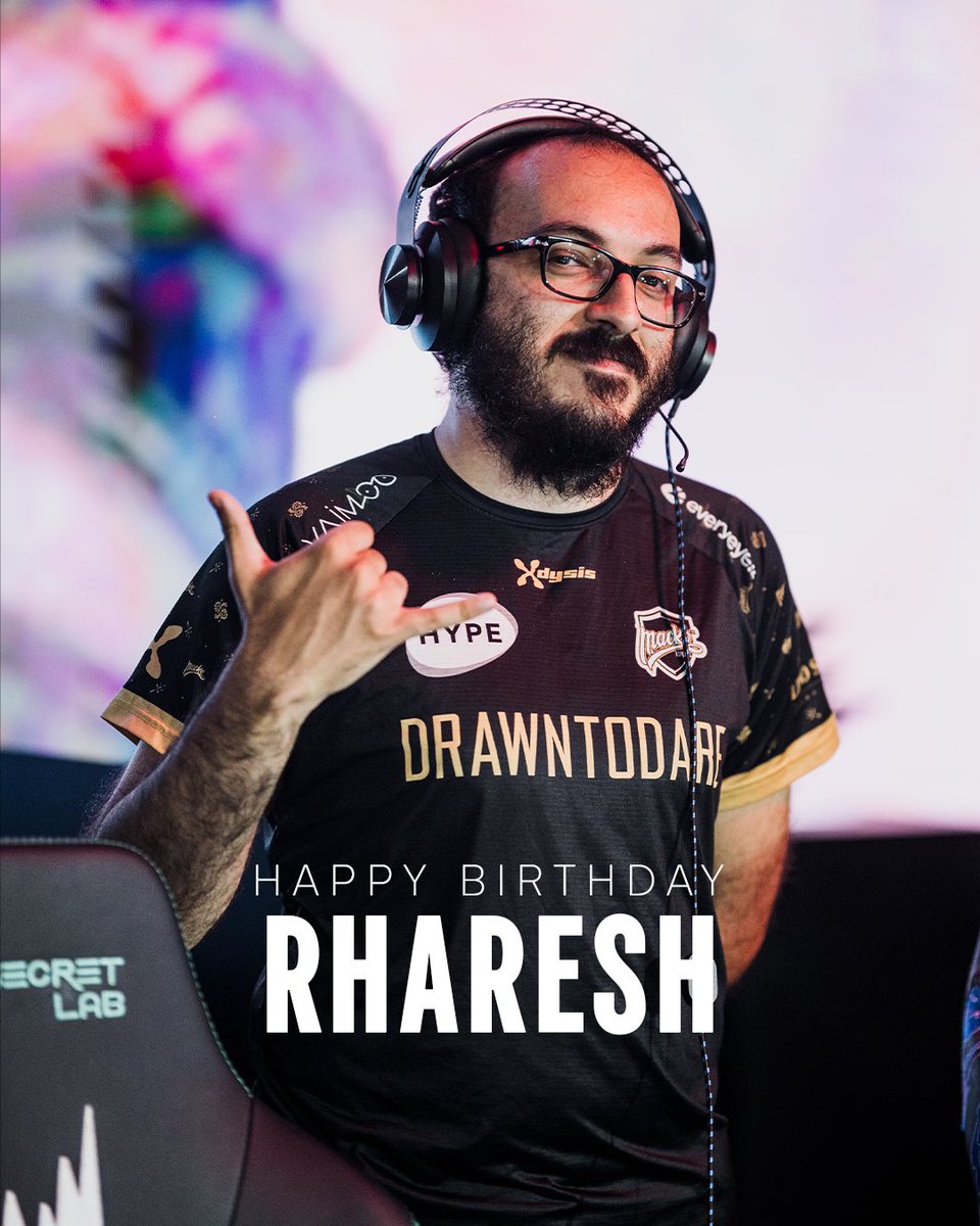 HAPPY BIRTHDAY <a href="/Rhareshlol/">Riccardo 'Rharesh' Tata</a> 🎉🥳

#DrawnToDare #MackoFam
