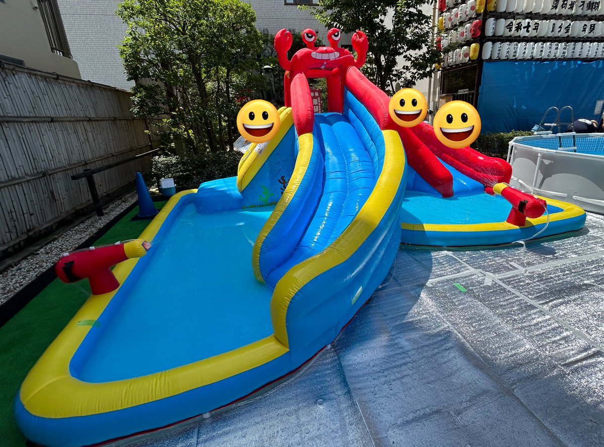 kamiya_chuo's tweet image. ▶︎真夏の納涼大会 東日本橋みずびたし
操法大会のお手伝い後は、東日本橋の薬研堀不動院前で行われていたプール遊びができる納涼イベント「みずびたし」にお邪魔しました。…