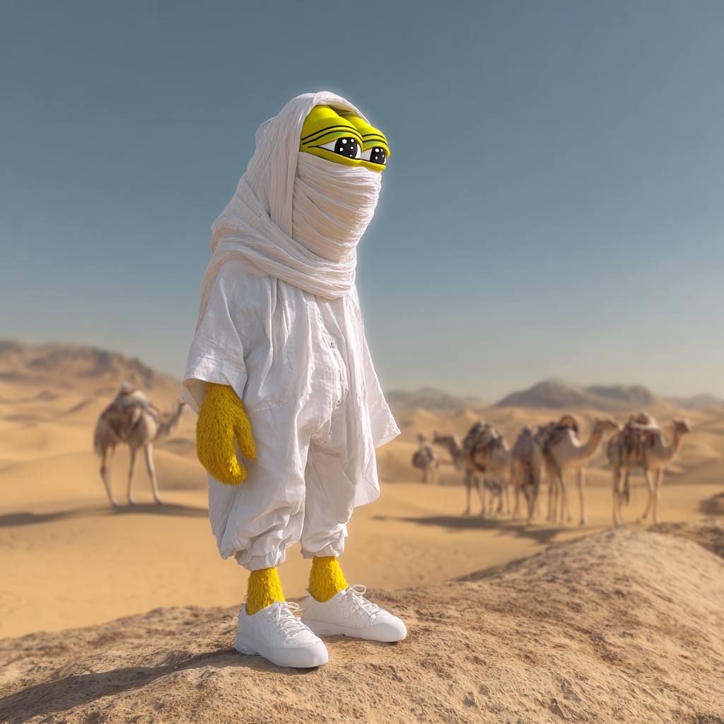 Slippy_token's tweet image. Eyes on the journey, not the sand. even in the heat of the desert.