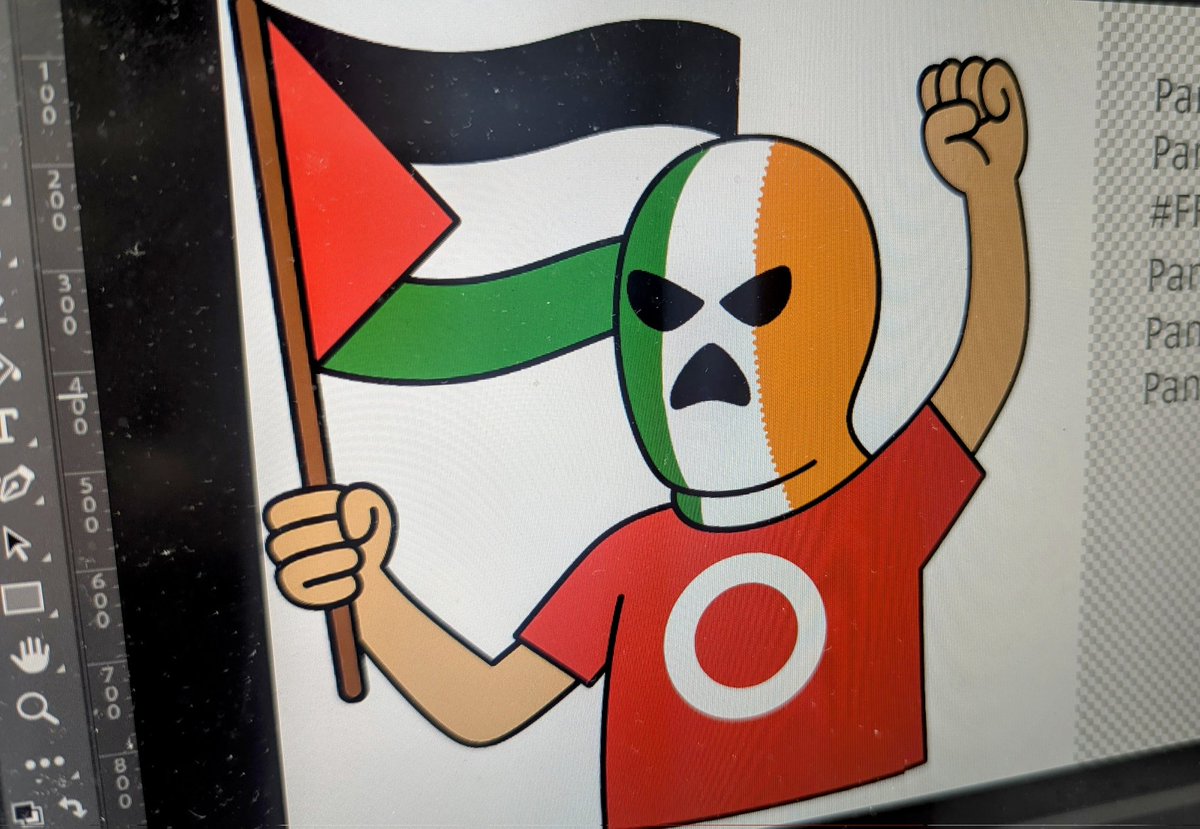 New badge design. Hopefully available in a few weeks. All profits going to charity 🇵🇸✌️