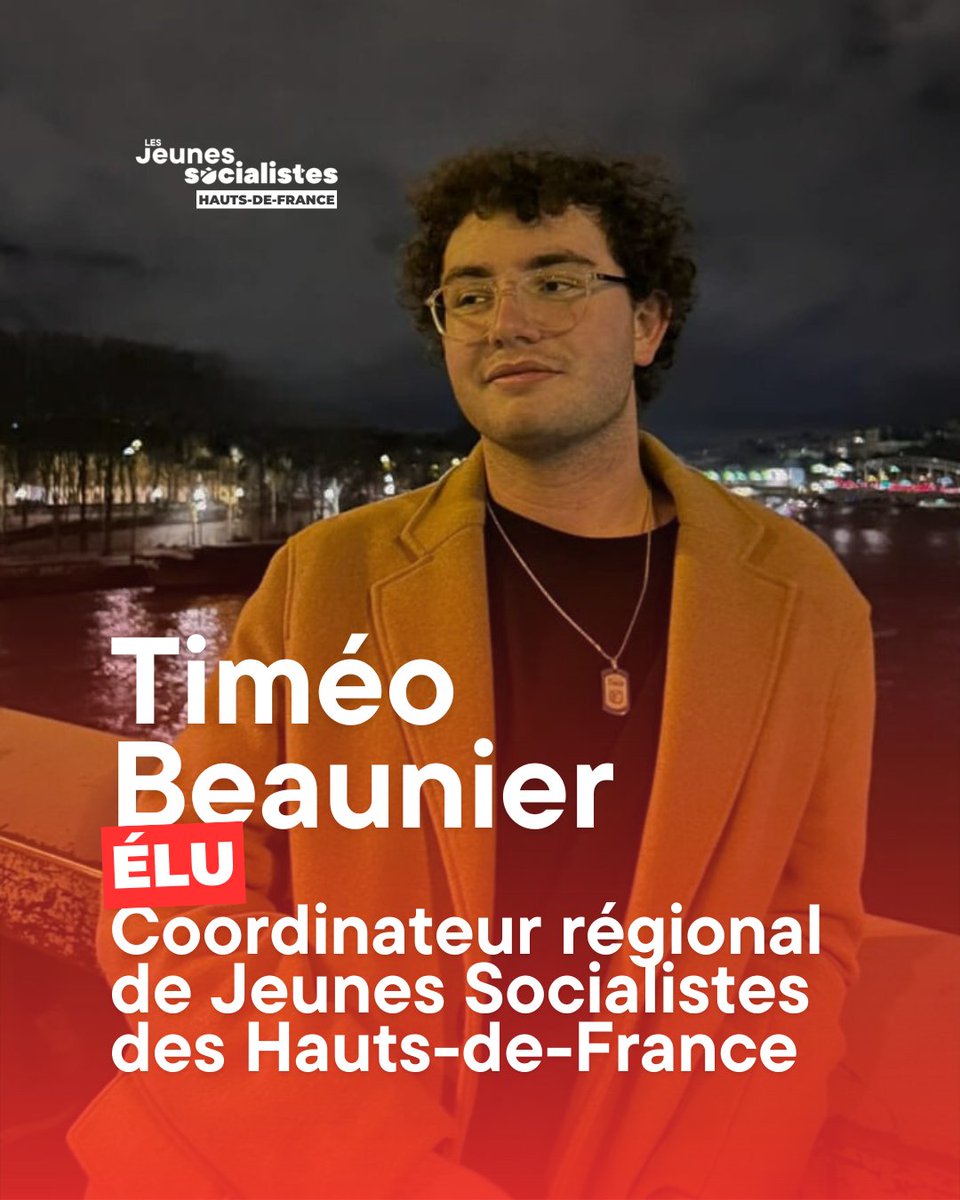 Les Jeunes Socialistes du Nord 🌹 (@jeunessocnord) on Twitter photo 🌹 Les fédérations des Jeunes Socialistes dans les Hauts-de-France félicitent <a href="/Timeo_bne/">Beaunier Timeo</a> pour son élection en tant que Coordinateur de notre Union régionale !
Plus que jamais, face à la menace de l'extrême-droite, il nous faut redoubler de cohésion. En avant ! 🌹 Les fédérations des Jeunes Socialistes dans les Hauts-de-France félicitent <a href="/Timeo_bne/">Beaunier Timeo</a> pour son élection en tant que Coordinateur de notre Union régionale !
Plus que jamais, face à la menace de l'extrême-droite, il nous faut redoubler de cohésion. En avant !