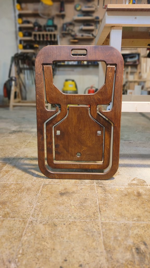 صندلی تاشو کمپینگ تمام چوب 
تحمل وزن تا ۱۲۰ کیلو