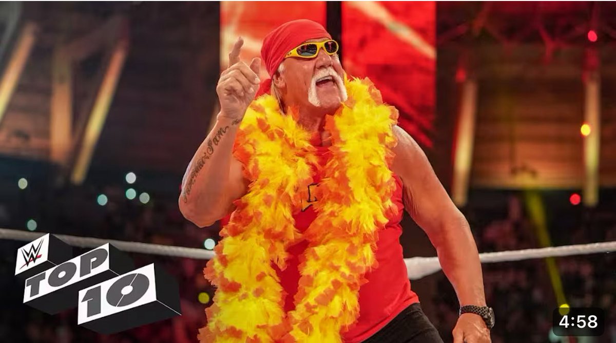 Hulk Hogan's greatest moments: WWE Top 10, Nov. 3, 2018 youtu.be/qtx1sU1MUFk?si… <a href="/YouTube/">YouTube</a>より今までのハルクホーガンの勇姿を☝️✨
