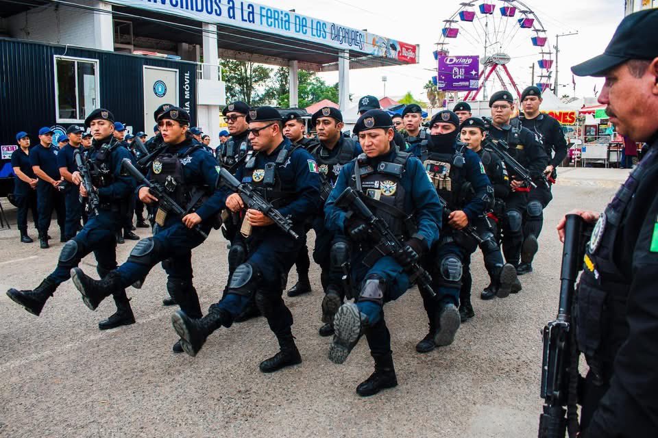 quierotvags's tweet image. Con motivo de la Feria de los Chicahuales 2025, el Gobierno de Jesús María reforzó operativos de seguridad en todo el municipio, con apoyo de corporaciones estatales, federales y municipales, garantizando presencia permanente y atención inmediata.
#quierotvags