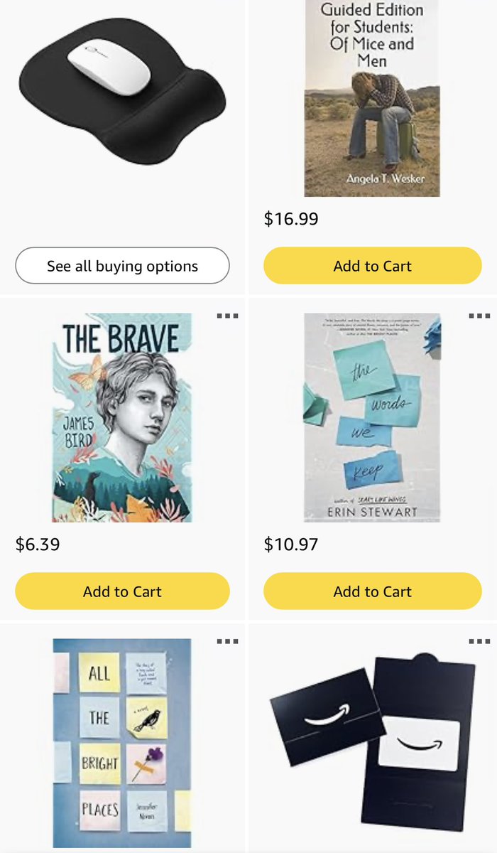 Ms. K (@mskelateach) on Twitter photo <a href="/LadyLakeMusic/">LadyLake PR 👑</a> Thank you for the space to share!
I would be thankful for any donations that would help out my Minnesota high school ELA classroom.
👉amazon.com/hz/wishlist/ls…
#clearthelist <a href="/LadyLakeMusic/">LadyLake PR 👑</a> Thank you for the space to share!
I would be thankful for any donations that would help out my Minnesota high school ELA classroom.
👉amazon.com/hz/wishlist/ls…
#clearthelist