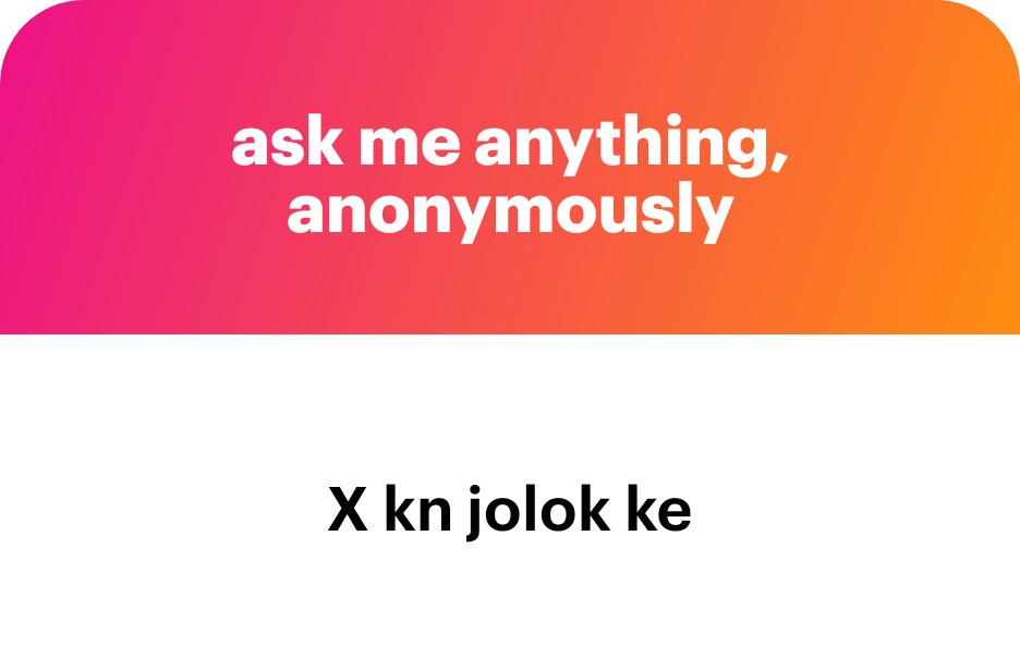 takde. sibuk dengan hal duniawi tiber. ngl.link/bttmingue