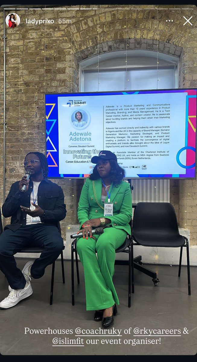 Slimfit (@islimfit) on Twitter photo The past few days have been quite overwhelming but Iโm glad everything eventually turned out well.
Grateful for the successful maiden edition of the #ElevatechSummit
Honored to have had our very own Mayor of Barking <a href="/pri_bright/">Mayor Princess Bright</a> joined us. The past few days have been quite overwhelming but Iโm glad everything eventually turned out well.
Grateful for the successful maiden edition of the #ElevatechSummit
Honored to have had our very own Mayor of Barking <a href="/pri_bright/">Mayor Princess Bright</a> joined us.