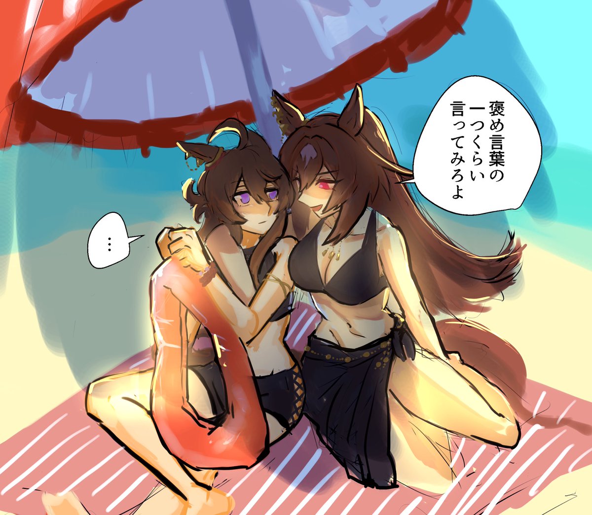 ARIHEKUS's tweet image. 水着な🌟🀄️
綺麗と返される5秒前