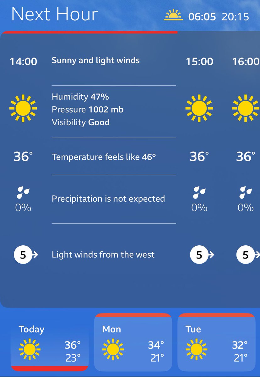 AlinaV_Psy's tweet image. I can last a few seconds maximum minutes in the heat without shade or the sea or pool.
Even at the gym, it&apos;s 30C with AC on (maybe not the most efficient?)
But then we drove past a hotel where people were having lunch without shade 😳

From tomorrow it&apos;s expected to be “cooler”…