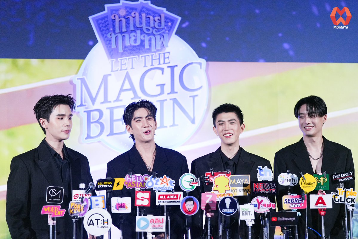 webmixmaya's tweet image. "จิมมี่-ซี-เซฟ-ฟรัง" ระหว่างให้สัมภาษณ์ก่อน ดูตอนแรกซีรีส์ "ทำนายทายทัพ My Magic Prophecy" ในงาน "ทำนายทายทัพ Let the Magic Begin"
#MyMagicProphecy
#MyMagicProphecyEP1
#jimmyyjp #sea_tawinan
#jimmysea #จิมมี่ซี
#savesaisawat #เซฟไซสวัสดิ์
#francnrp #ฟรังนรุทธ์
#savefranc…