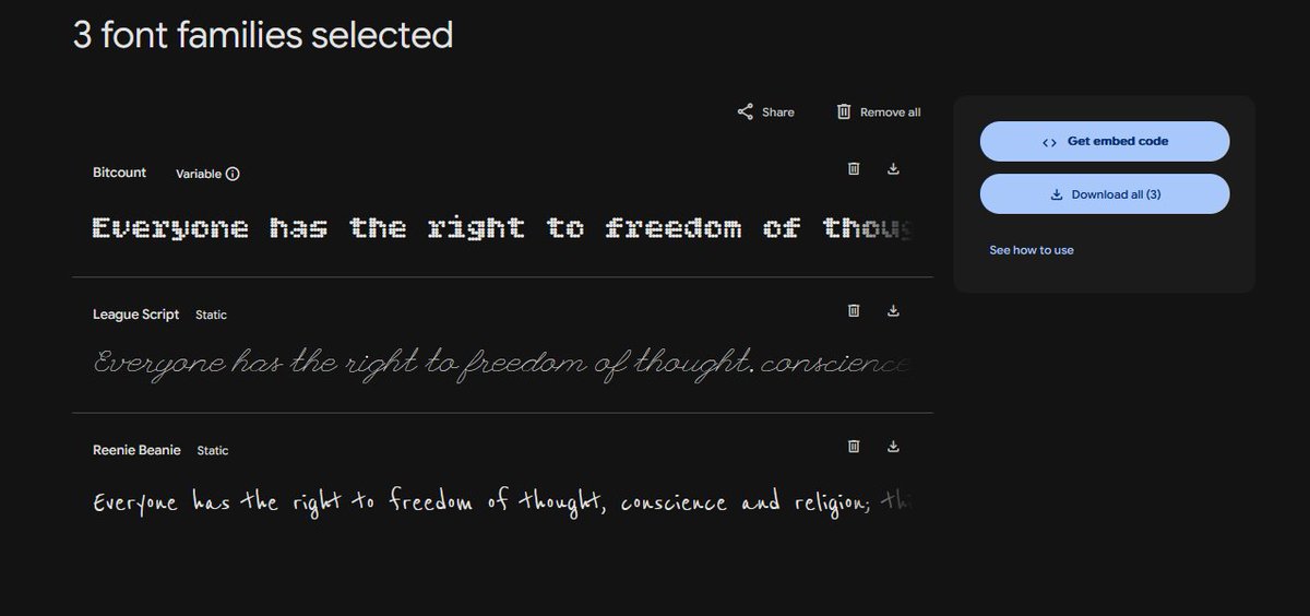 akamepsps's tweet image. adoro baixar fontes no google fonts, me sinto fazendo compras pq todas ficam juntinhas em uma sacolinha🛍️