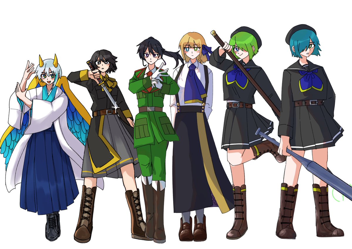 Ikada_tur's tweet image. #みんなのデフォ絵と等身絵の比較が見たい