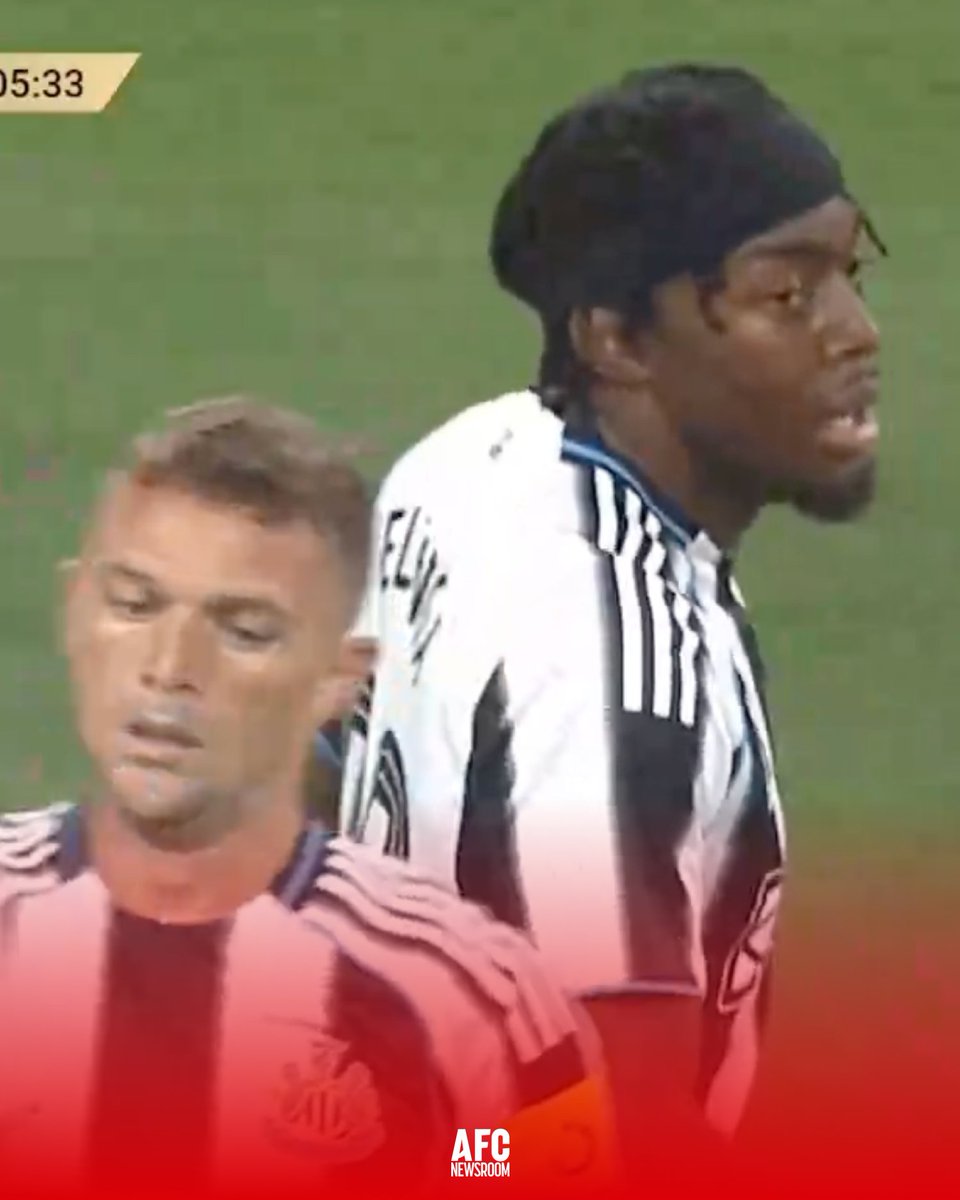 Anthony Elanga makes it 1-0 for Newcastle (6')