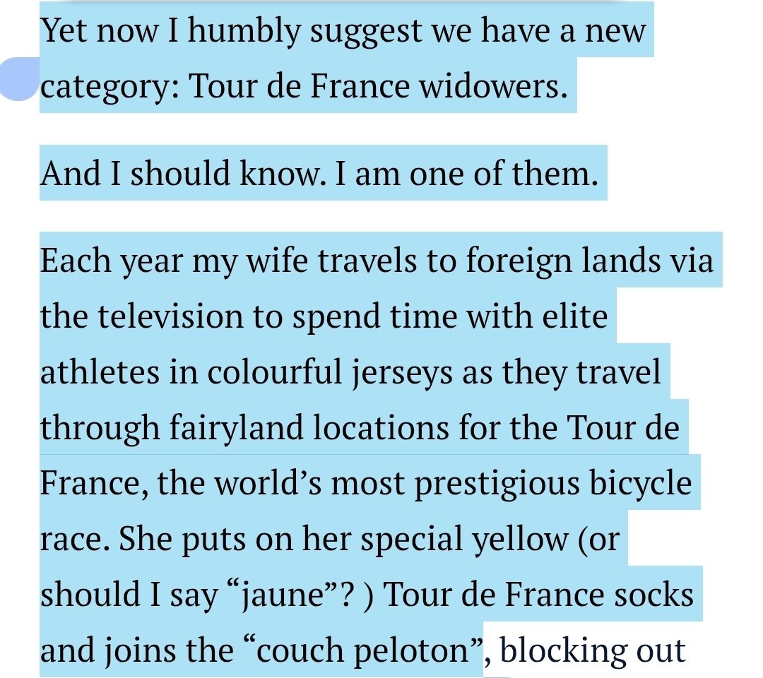 trishakmac's tweet image. #Couchpeloton, check out this article published on the @smh this evening. Couch peloton is even mentioned in it! 

#sbssport #sbscycling #TDF2025

smh.com.au/sport/cycling/…