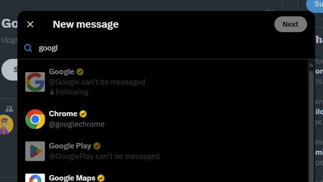 slvr_guy's tweet photo. @Google I am following you now @Google, but it says you can't be DM'd https://t.co/JBtMzHLem9