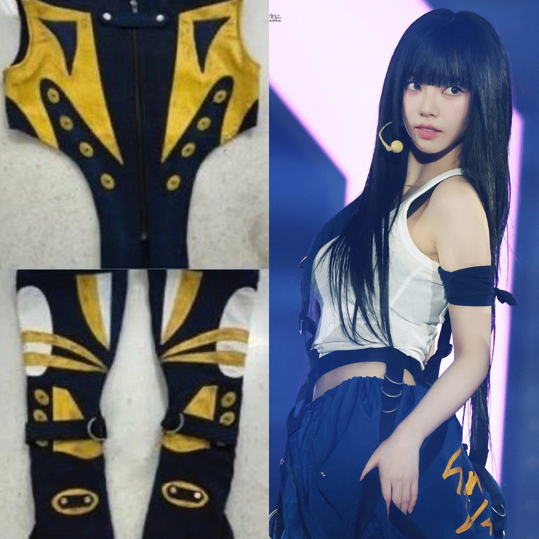 KRNFILE's tweet image. what the brand customised for karina vs what she wore on stage... 😞