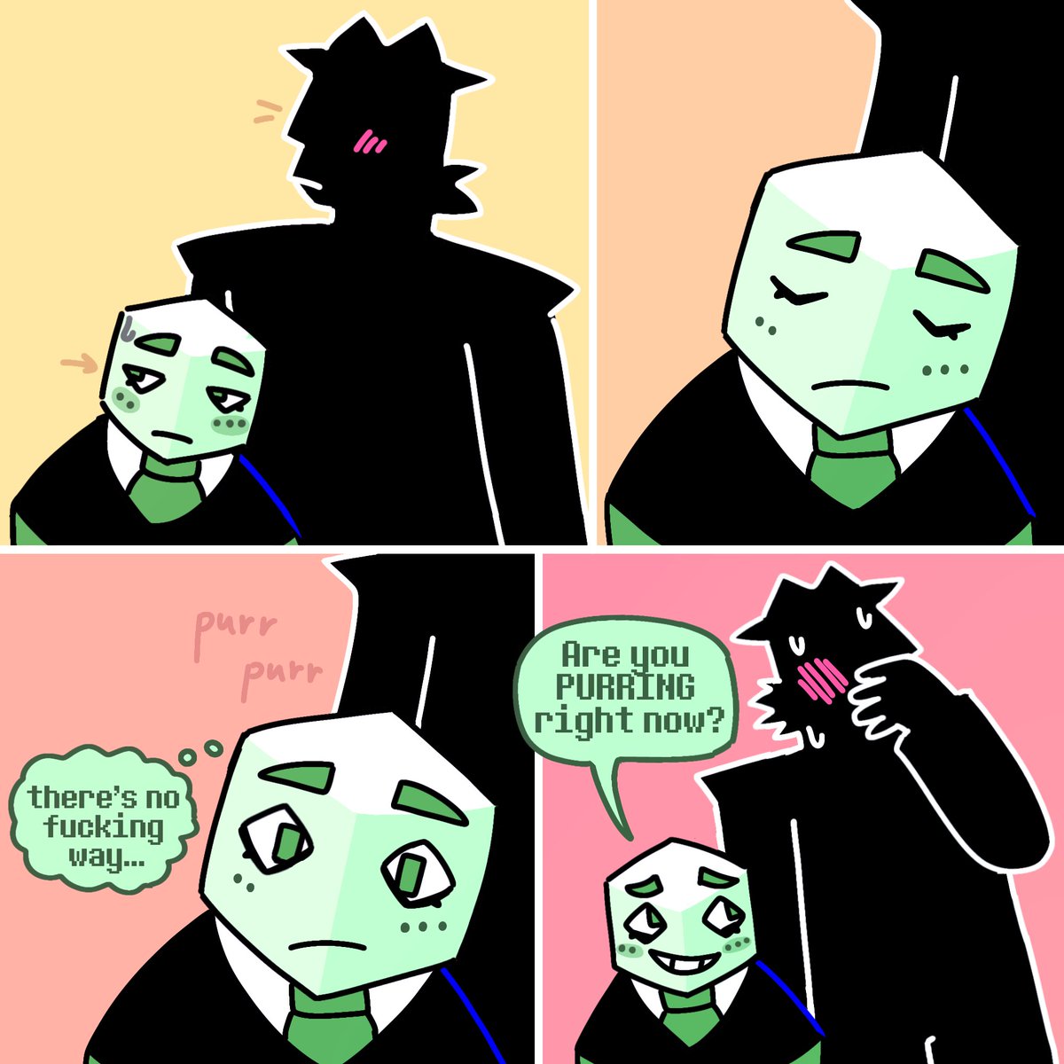 idiot7002's tweet image. ok dude #deltarune #battat #pluey