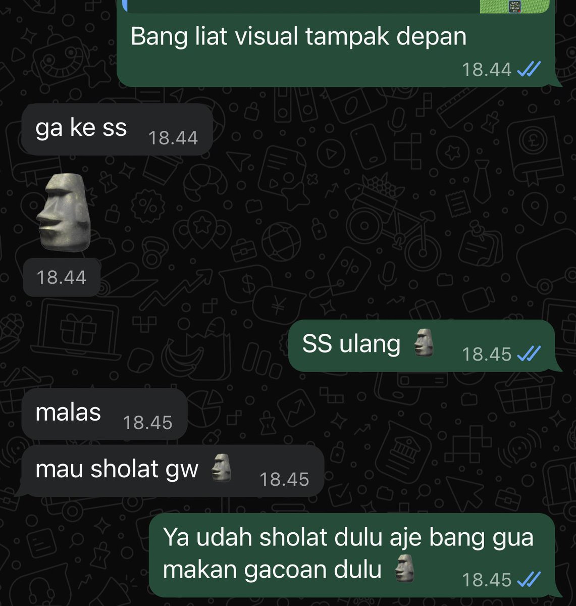ejbun's tweet image. Kocak 🗿