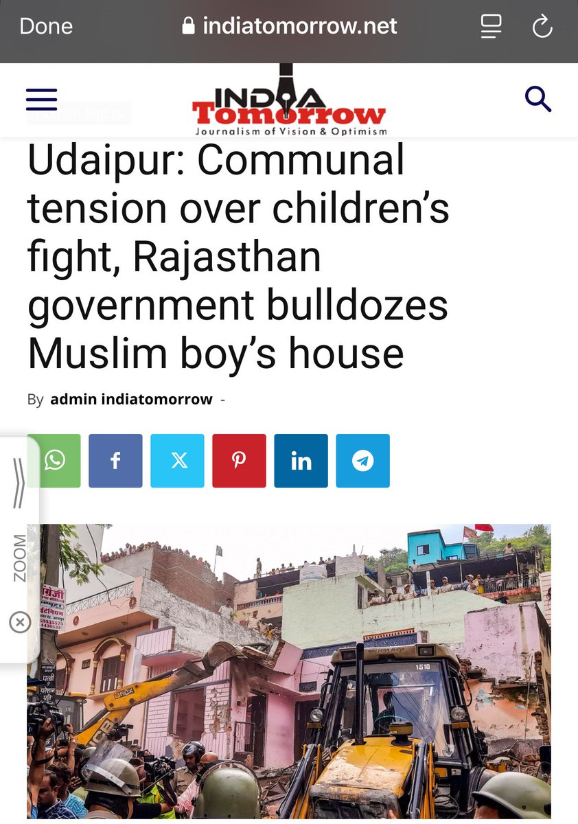 mikhan700's tweet image. राजस्थान के उदयपुर मे स्कूल के एक झगड़े की वजह से लड़के का घर बुलडोज़र से गिरा दिया जाता है क्योंकि वो लड़का मुस्लिम था!
फतेहपुर UP मे छात्र आरिश खान की बेरहमी से हत्या कर दी जाती है लेकिन वहां कोई बुलडोज़र कार्यवाही नही होती!
बुलडोज़र भी धर्म देखकर चलता है?
#JusticeForArishKhan